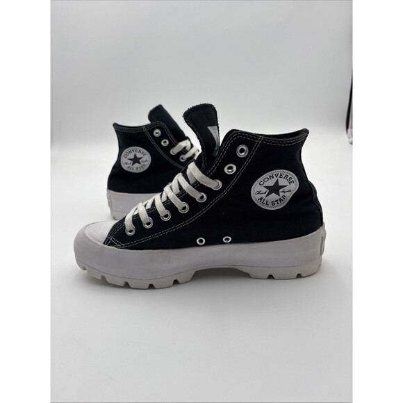 Converse Chuck Taylor All Star LUGGED HI Canvas Platform Sneaker Women Sz 9 - Picture 1 of 5